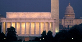 Lincoln Memorial, Washington Monument, Capitol