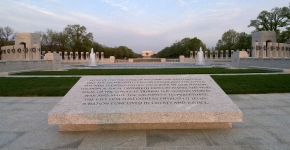 Announcement Stone, World War II Memorial